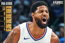 纵观季后赛｜连输两场后，逼出保罗·乔治GOAT限定款图片