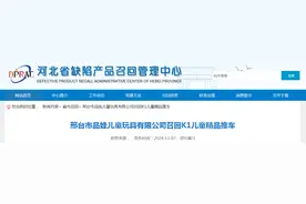 邢台市品娃儿童玩具有限公司召回K1儿童精品推车图片