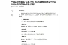 中国足协拟申办男女足U17亚洲杯图片