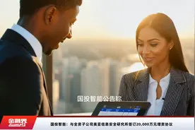 国投智能：与全资子公司美亚信息安全研究所签订20,000万元增资协议视频封面