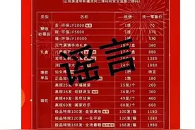 2024年烟花爆竹预售价目表？乌鲁木齐有关部门回应图片