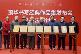 湘籍书法家萧华“书写经典”系列新书发布 重现碑帖精髓图片