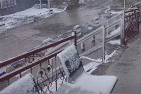 山西五台山五一假期前下了两小时大雪，游客：雪后出了太阳图片