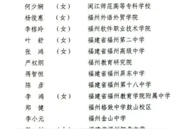 省级名单公布！恭喜泉州这些老师！图片