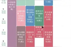 花式课表大赏！快来看看有没有你的课表？图片