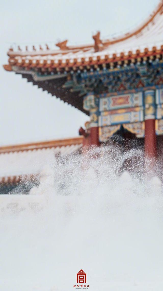 故宫雪景上新！来看鹅毛大雪里的金瓦红墙