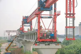 安庆港长风港区铁路专用线项目有序推进图片