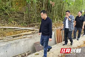 邵东市水利局督导水库防汛工作 推进在建工程进度图片