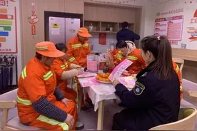 湖北工会驿站服务不“打烊” 这个春节暖暖的图片