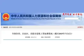 全国各地最低工资标准公布！山西是多少？图片