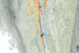 缅甸超强地震导致地面移动20英尺 卫星捕捉到了这一切图片