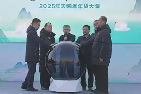 “天鹅陪你过大年”北票市2025年天鹅季年货大集启幕图片