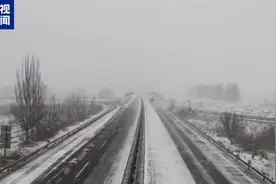 甘肃迎来大范围寒潮沙尘天气 部分高速公路因降雪管制图片