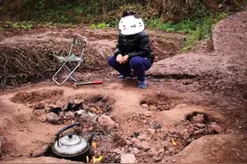 一簇燃烧了60年的蓝色火焰！打卡重庆长寿“地火村”奇观图片