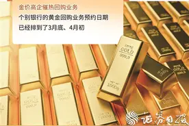 多家银行积极推广 黄金回购业务供需两旺图片