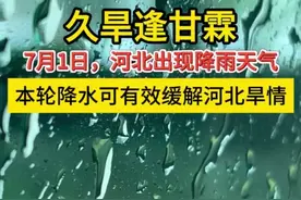 久旱逢甘霖！本轮降水可有效缓解河北旱情图片