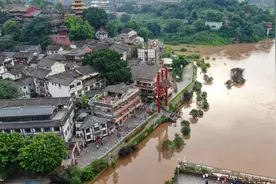 嘉陵江2024年第1号洪水形成，磁器口还将持续涨水图片