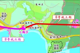 大鹏这条地铁开工！轨道32号线将设4个站、联通8号线图片