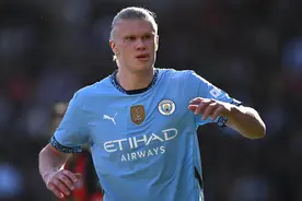 哈兰德遭遇脚踝伤势，曼城希望他不要伤别本赛季图片