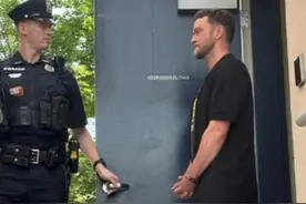 美国歌手贾斯汀·汀布莱克醉酒驾车被捕图片