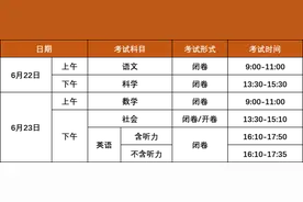 浙江全省统一中考时间敲定！初三学生多了一周时间复习图片