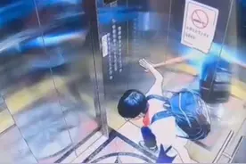 电梯突然故障下坠至负三楼，小学生冷静上演教科书式自救图片
