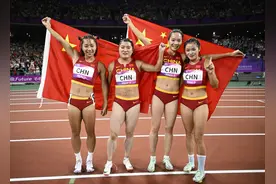杭州亚运会 | 田径综合：中国包揽接力双金 女子400米栏诞生赛会纪录图片