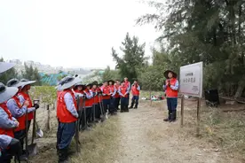 播撒绿色希望，共建生态家园！惠州核电开展“生态核电·绿美惠核”植树净滩活动！图片