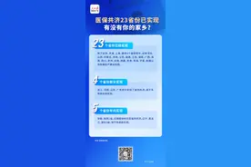 医保个人账户共济给省内异地的家人，23省份已实现图片