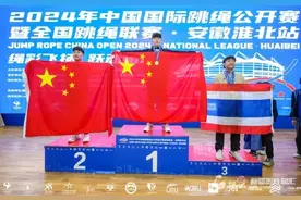 1分钟跳绳388次！新疆学生打破世界纪录图片