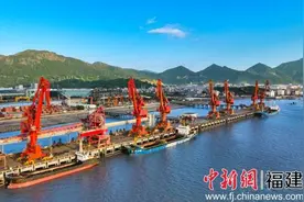 福州港宁德市域港口货物吞吐量创单月历史新高图片