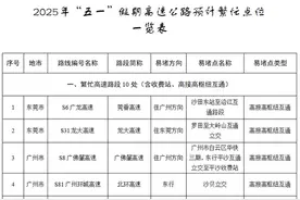 广东今日迎来“五一”节前车流高峰图片
