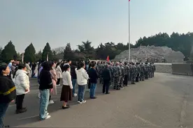 山东省荣军总医院组织开展清明英烈祭扫活动图片