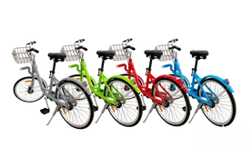 潍坊新款公共自行车万辆焕新即将上线，颜色请您来投票~图片