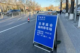 龙潭庙会热度高致周边堵车，交管、公交已采取多项措施图片