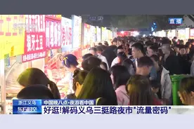 昼夜切换的“世界窗口”有满满的跨国烟火气！解锁义乌夜市流量密码图片