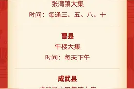 到山东过大年丨菏泽赶大集手册图片