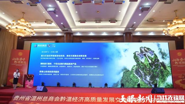 山海相拥启新程，文旅赋能促共赢！贵旅集团参加黔温经济高质量发展交流会