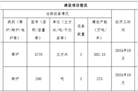 山钢永锋临港新建钢铁项目产能置换方案公示图片