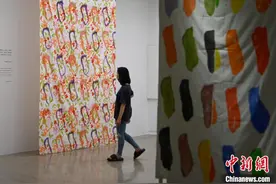 云南昆明：法国艺术家克洛德·维尔拉大型个人展览吸引参观者图片