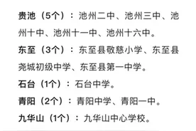 2025年池州市中高考考生数及考点设置情况公布图片