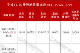 取消新房限价 地价封顶上调至30% 宁波新一轮宅地挂牌图片