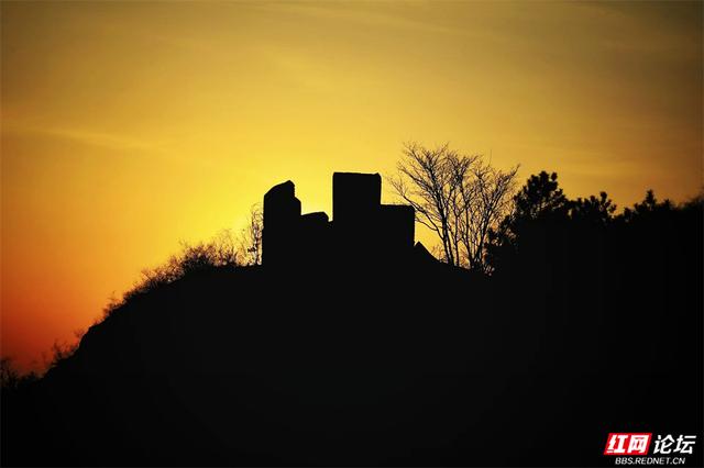 在金山岭长城，追一场最美的日落