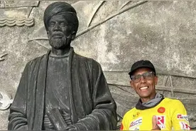 “来到泉州，这趟骑行之旅才完美！”他从摩洛哥骑到中国……图片