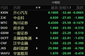 美股中概股普跌，中国金龙指数大跌，港股重挫，A股能否继续狂飙图片