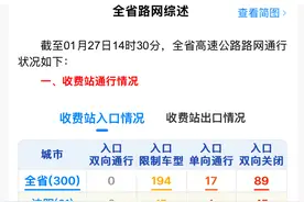 直击｜雪阻归途：辽宁多地暴雪，高速入口部分开通图片