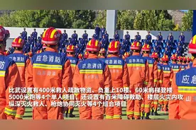 果然视频丨消防救援队伍第二届“火焰蓝”实战化比武在济南开赛图片