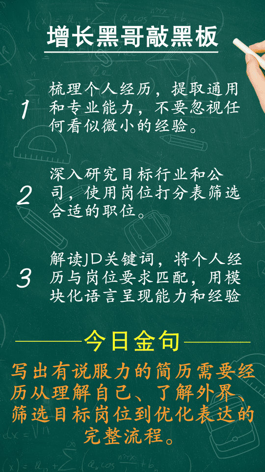 简历优化全攻略，这样写最吸睛