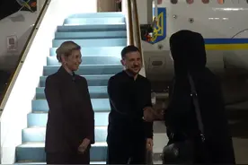 美俄高官首次就结束俄乌冲突面对面会谈之际，泽连斯基携妻开启中东行图片