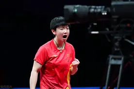 中国女乒终于拿下了！孙颖莎4-1战胜早田希娜，获得杭州亚运会女单金牌图片